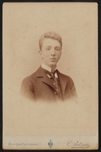 Portrait von Georg von Franckenstein als Jugendlicher