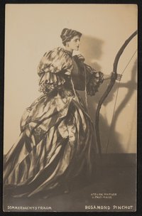 Rollenportrait von Rosamond Pinchot als "Hippolyta" in William Shakespeares / Felix Mendelssohn Bartholdys "Ein Sommernachtstraum" bei den Salzburger Festspielen 1927