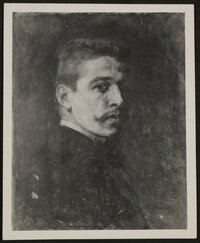 Foto eines Gemäldes von Hans Schlesinger: Porträt Hugo von Hofmannsthal