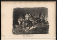 Faust und Mephisto, in der Nacht des Hexensabbats galoppierend